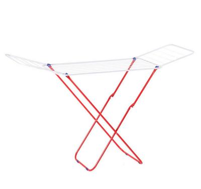 China Amazon Modern Hot Sales Outside Foldable Laundry Wing Rack Cloth Drying Support Leg Rack For Home Intuition for sale