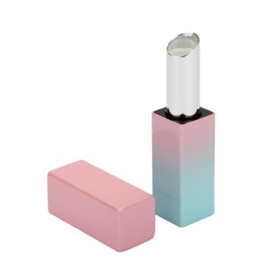 China New design cosmetic empty square aluminum lipstick tube magnet lipstick packaging tubes lipstk wholesale for sale