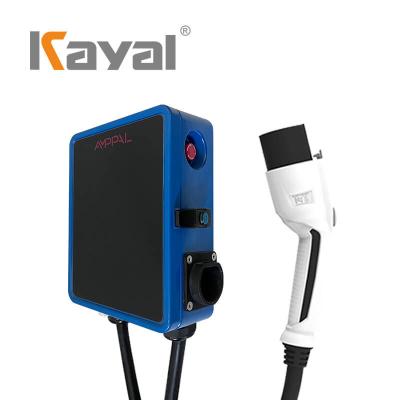 China KAYAL portable electric vehicle charging station ev charger level 2 occp 1.6 sae j1772 for sale