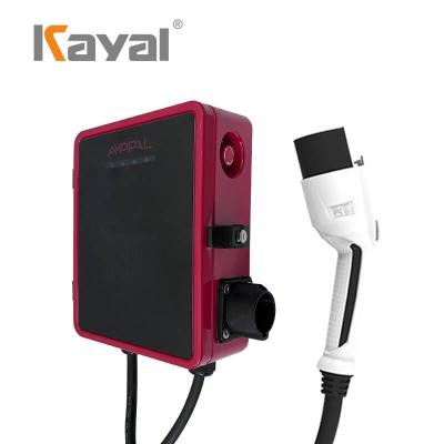 China KAYAL Electric Vehicle Portable EV Charger Type 2 Iec 62196-2 Ev Car Charger Plug 32a for sale