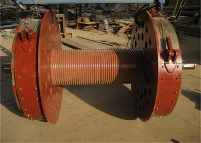 China Pond 15 Ton Grooved Hydraulic Crane Winch voor Oliebronboring Te koop