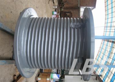 China Aangepaste Hydraulische de Schachtdiameter 12mm van Crane Wire Rope Drum With van het Krukhijstoestel Te koop