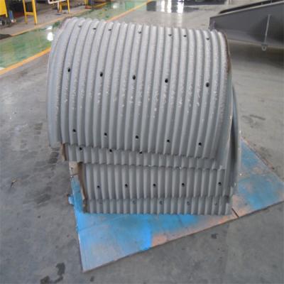 China Wire Rope Winch Drum Grooved Lebus Sleeve Customizable Alloy Steel for sale