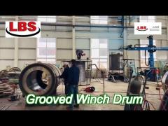 wire rope lbs 500m grooved winch drum mining winch regular arrangement
