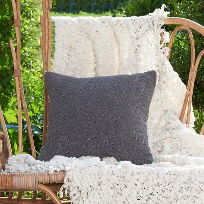 China Luxury Pure Color Sofa Cushion Cover For Living Hot Selling Anti-pilling Outdoor Room for sale