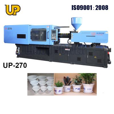 China Horizontal Thin Wall Flower Pot Plastic Injection Molding Machinery for sale