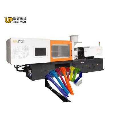 China Full Automatic Horizontal Plastic Nylon Cable Tie Making Machine for sale