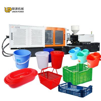 China Horizontal Vegetable Fruit Crate Box Basket Injection Molding Machine for sale