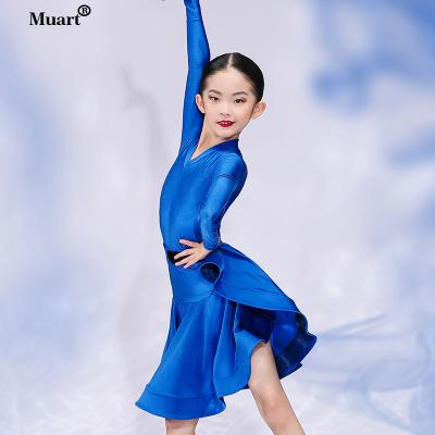 China Wholesale New Arrival Latin Dance Dress Child Performance Dress Competition Latin Dance Sets For Adults Girl Latin Dance Dress for sale