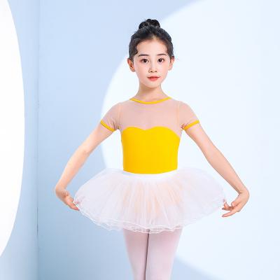 China Comfortable. Soft. High Quality Pink Breathable Ballet Dress Girls Dance Kids Dance Wear Princess Training Dancewear for sale