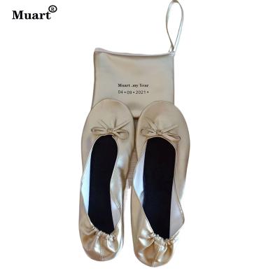 China Fashion Flat Casual Ballet Flats For Women Full Leather Unique Loose Ballet Elegant Shoes for sale