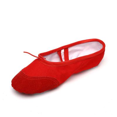 China Fashion\Comfortable\Durable Canvas Ballet Slippers Girls Professional Dance Shoes Women Ballet Flats Ballet Slippers Dance Shoes for sale