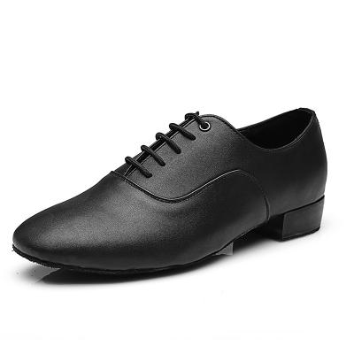 China Fashion Trend Black Men's Ballroom National Standard Latin Dancing Beginner Latin Dance Shoes for sale