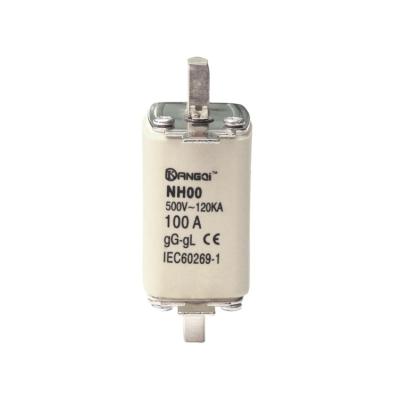 China LOW VOLTAGE HRC NH00 Fuse Holder and Capacitance and Low Voltage Use Balde Fuse Porcelain Fuse High Breaking Ceramic Base for sale