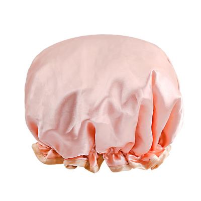 China Waterproof Shower Cap Hair Cover Waterproof Female Adult Bathing Shower Head Cover for sale