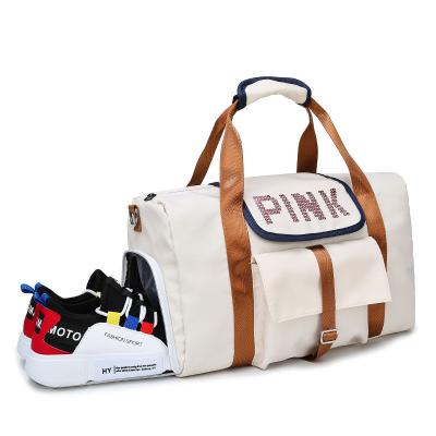 China Gym Custom Logo Sports Divider Shoe Bag Large Capacity Travel Wet and Dry Customizable Bag for sale