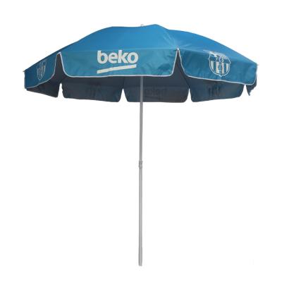 China Customized Protection Customization Special UV Coating Outdoor Beach Umbrella With Logo Print for sale