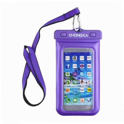 China Factory direct new waterproof dustproof waterproof smart beach pvc universal mobile phone bag for sale