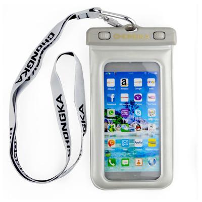 China IPX8 grade waterproof sandproof dustproof floating waterproof phone bag for mobile phone for sale