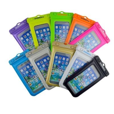 China Sandproof Waterproof Dustproof Cell Phone Waterproof Bag with Earphones for iphone6 for sale