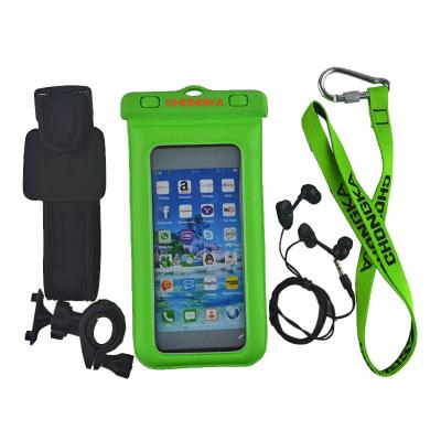 China Wholesale Waterproof Dustproof Sandproof Plastic Mobile Phone PVC Waterproof Phone Bag for sale