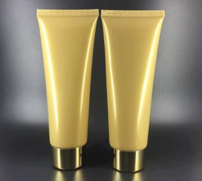 China Cosmetics Plastic Cosmetic Tube With Screw Cap For Packaging Skin Lotion for sale