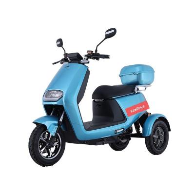 China Hot Selling Aluminum Alloy 2022 Three Wheel Electric Bike 1000W60V20AH Lead Acid Battery Tricycle Vehicle for sale