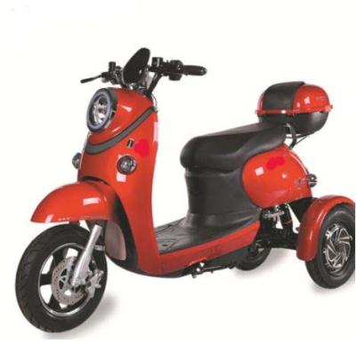 China Hot Selling Aluminum Alloy 2022 Three Wheel Electric Bike 800W Motor 35KM/H Speed ​​Tricycle Vehicle for sale