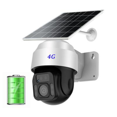 China American NIGHT VISION Version PIR Alarm 360 Angle Monitoring Supply 4G Phone PTZ Speed ​​Dome Solar Powered Camera for sale