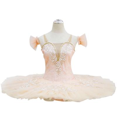 China Dresses flower ballet tutu professional romantic rose crepe adult tutu for sale