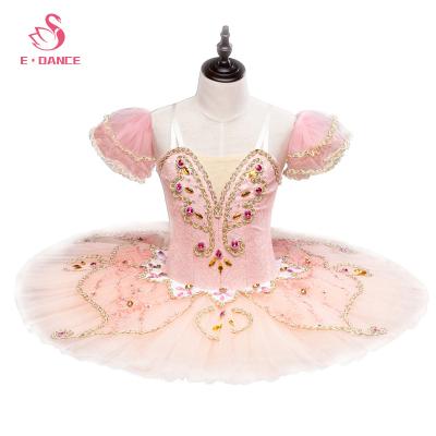 China Giselle Dancing One Piece Floral Short Sleeve Ballerina Tutu Ballet Tutus Professional Ballet for sale