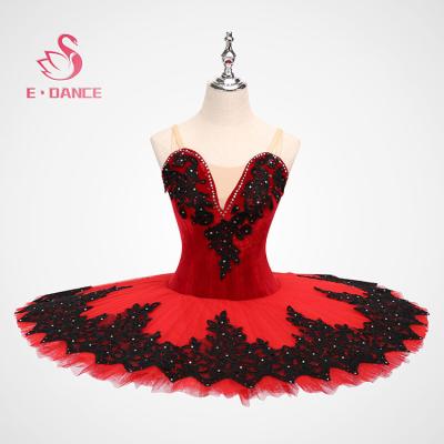 China High Quality Handmade Women Classical Romance Red Girls Ballet Tutu Ballet Tutu Adult Professional Ballet for sale