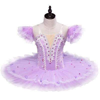 China Purple Stage and Sleeveless Adult Classica Dress Ballet Tutu Dance Performance Dancerwear for Ballet for Women Cotton,Spandex and Stiff Tllue for sale