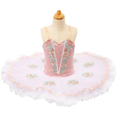 China Flower Kids Performance Ballet Tutu Skirt Girls Ballet Tutu Dresses Ballet Dance Stage Performance Wear Stage and Dancerwear for sale