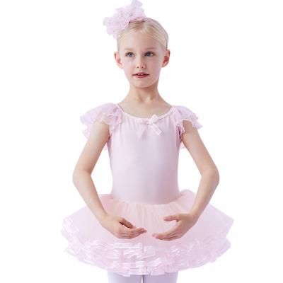 China Wholesale Performance Gymnastics Dancer Tights Girls Dance Dress Training Dancewear Ballerinas Dance Dresses for sale