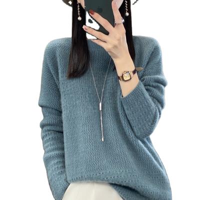 China Breathable round neck cashmere sweater women dig in autumn and winter to make a popular lower this year sweater. for sale