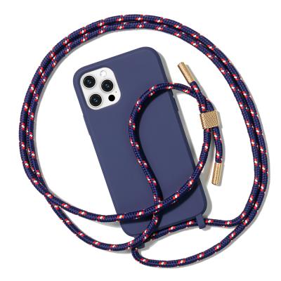 China Anti-fall Manufacturer Price Crossbody Smart Phone Shell Case With Ropes For iPhone 12 Max Pro for sale