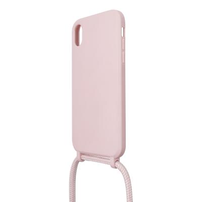 China Straight Edges Mobile Case Cross - Body Mobile Phone Collar Cover with Rope Strap Compatible with iPhone X / iPhone Xs for sale