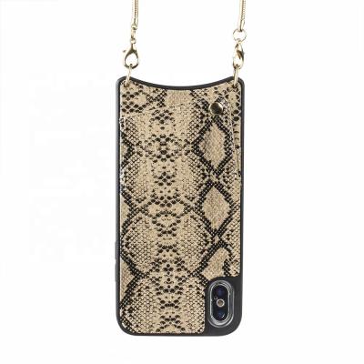 China Fashionable Stylish Cross - Body Phone Case For Iphone Cell Phone Cover With Card Pocket Mobile Phone Accessories Leather Case for sale