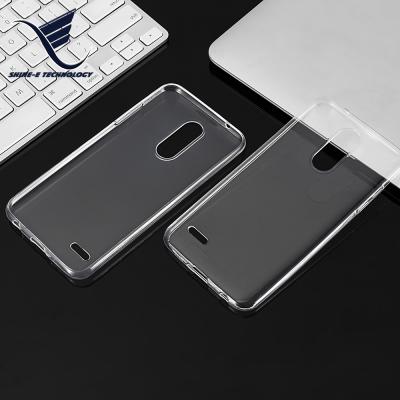 China Fashionable Wholesale Lightweight Mobile Accessories OEM Ultra Thin Crystal Clear Cell Phone Cover Case For LG K10 2018 for sale