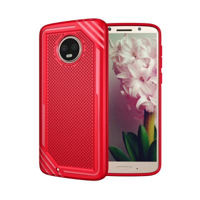 China Anti-drop Protection For Motorola G6 TPU Back Case Cover Carbon Fiber Shock Absorbing Phone Case For Moto G3, G4, G5, G6 for sale