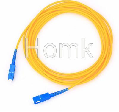 China Low Price PVC SM DX MM SC SS SX Fiber Optic Cable Quality Patch Cord / Fiber Optic Patch Cord / Braid Assured for sale