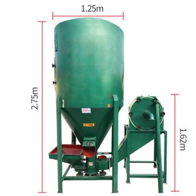 China Poultry Farm Grinder and Mixer Poultry Feed Crusher Crusher and Mixer Feed Mill and Animal Feed Mixer Price for sale