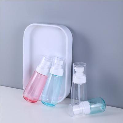 China Household Products Empty Pump Spray Bottle 30ml 60ml 80ml 100ml UPG Cosmetic Fine Mist PETG Spray Bottle for sale