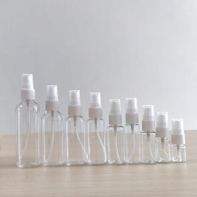 China Household Products Empty 1 Ounce 30ml 50ml 60ml 80ml 100ml 120ml 150ml Mist Spray Transparent Clear White Black Plastic Bottles for sale