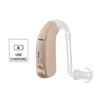 China Hot Selling Mini Electric Digital Cyber ​​Sonic Ear Sound Mic Bte Ric Amplifier Hearing Aid Hear ABS Big Ears G26 Sound Aids for sale