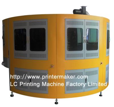 China Factory Factory Glass Bottle 4 Color Automatic CNC Screen Printing Machine for sale