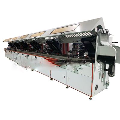 China S-106M Factory Factory 6 Colors Automatic UV Silk Screen Printing Machine for sale