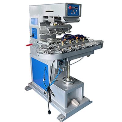 China Factory Factory 4 Color Ink Cup Pad Printing Machine With Conveyor M4C-250T for sale