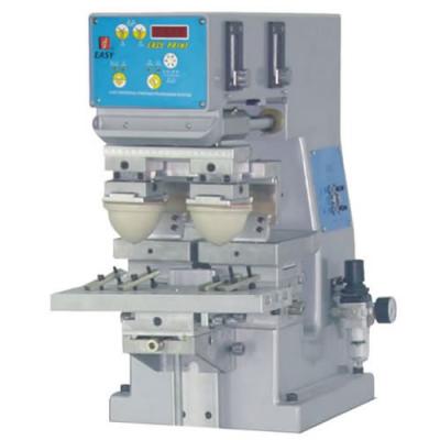 China Factory Table Top 1 Color Pad Printing Machine With Double Head for sale